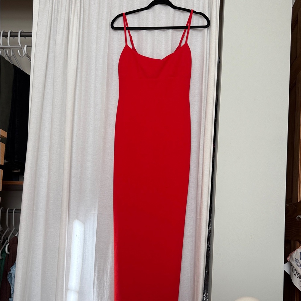 Elegant Red Nookie Maxi Dress